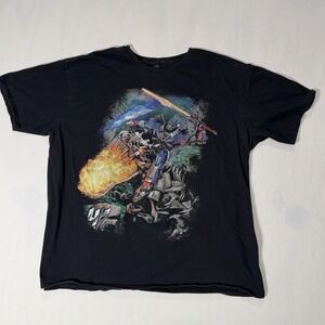 Transformers Age Of Extinction Optimus Prime  Grimlock Authentic Adult Shirt 2xL